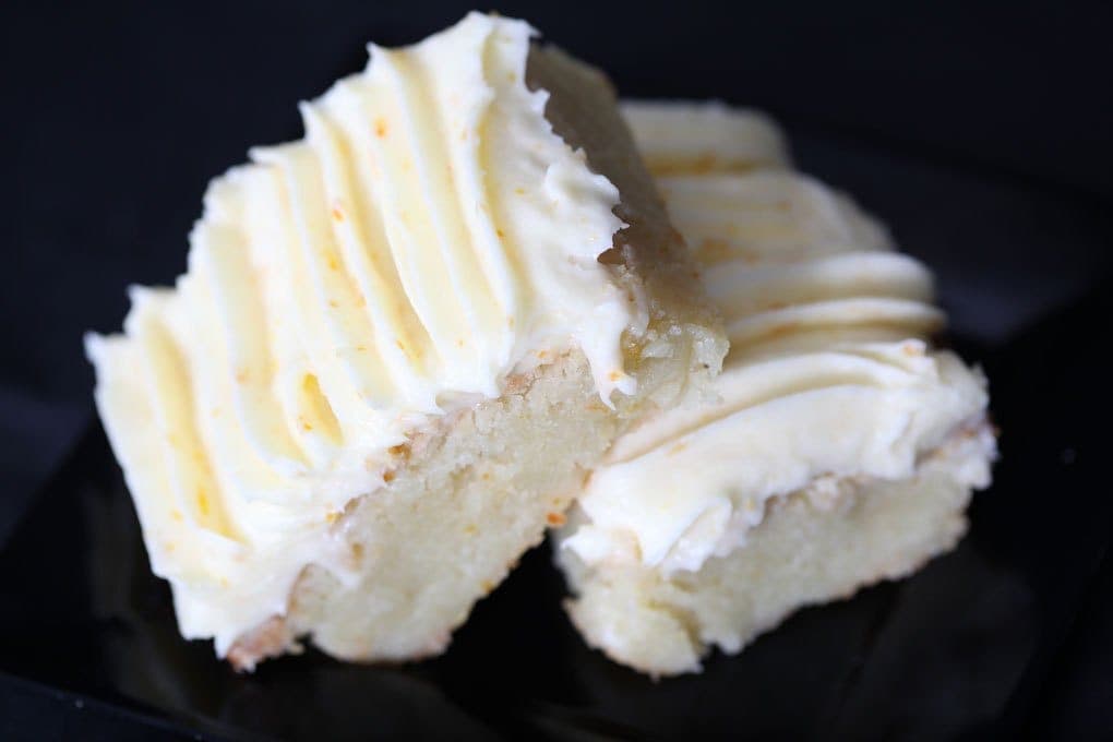 Orange Blondie brownies & blondies