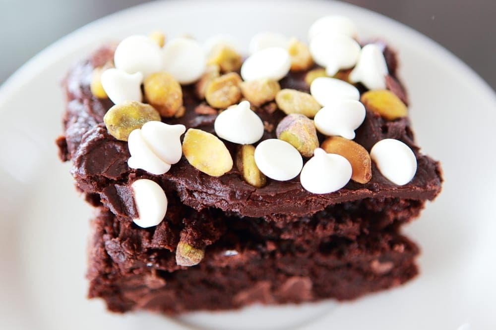White Chocolate Pistachio brownies & blondies