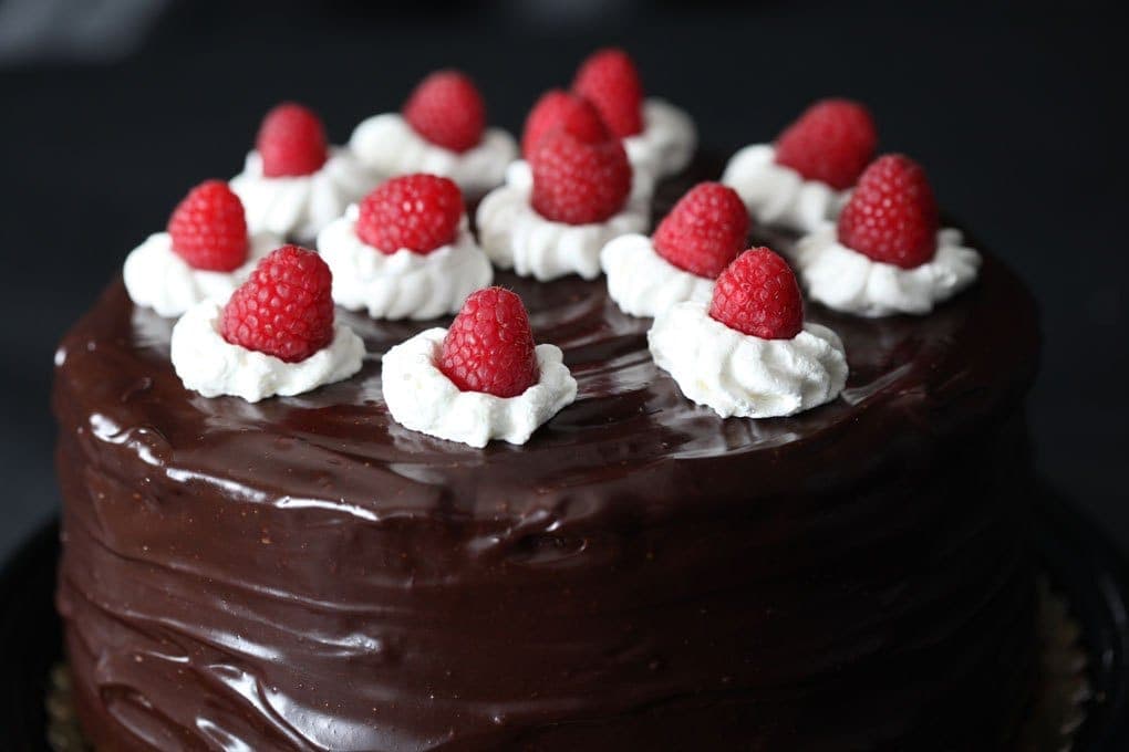 Chocolate Raspberry cakes