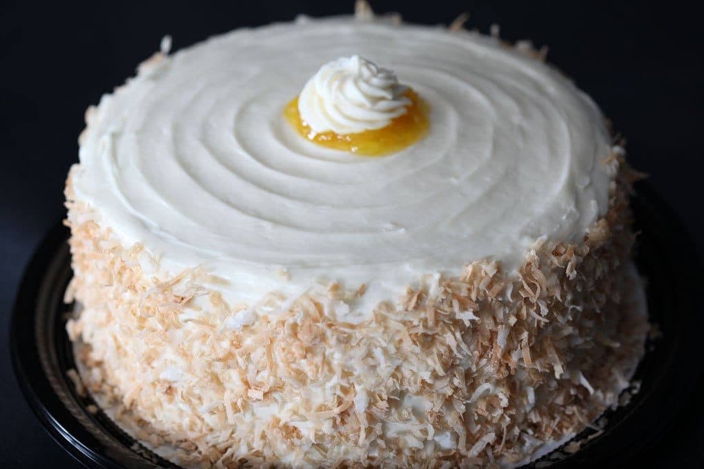 Coconut Pineapple Delight cakes