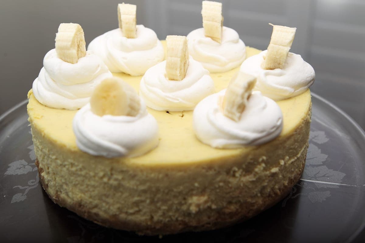 Banana Creme cheesecakes