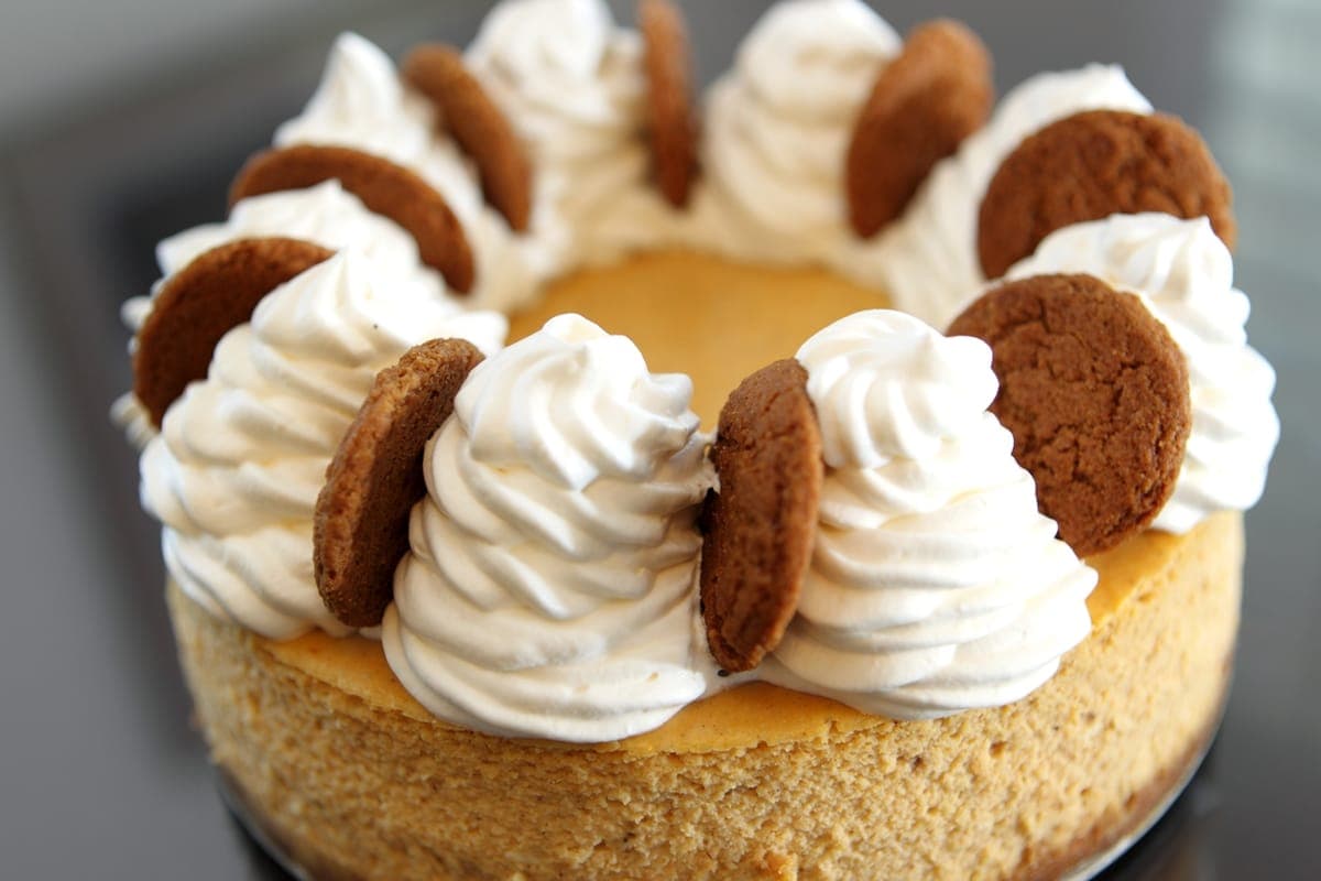 Pumpkin cheesecakes